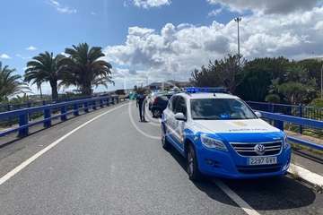  Accidente sin heridos en la rotonda de Los Pajaritos, en el casco urbano de Telde/TA.